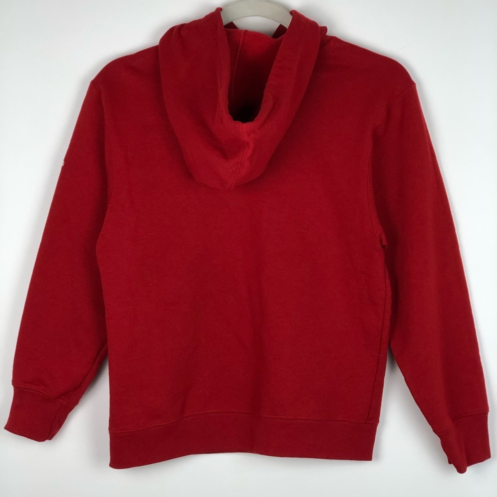 Adidas Youth Hoodie Red Large Cotton - Picture 6 of 7